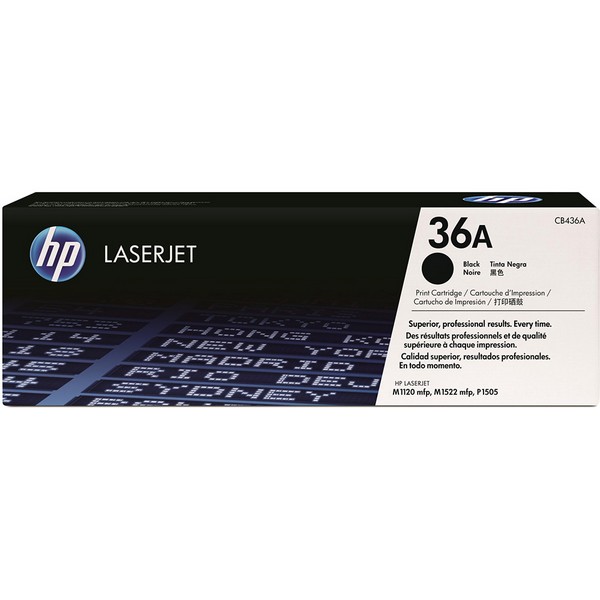 Оригинальный лазерный черный картридж HP LaserJet 36A (CB436A) Black-96