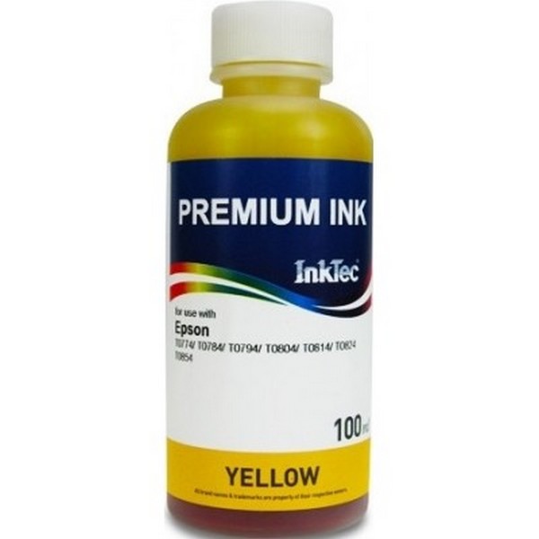 Чернила InkTec для принтеров и МФУ Epson 100мл Yellow (E0010-100MY) -1312