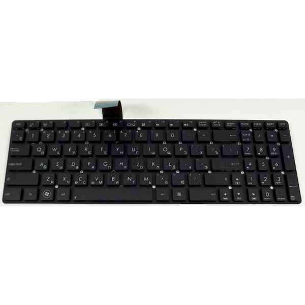 Клавиатура для ноутбука ASUS K55, K75, U57, black, без фрейма, rus-2253