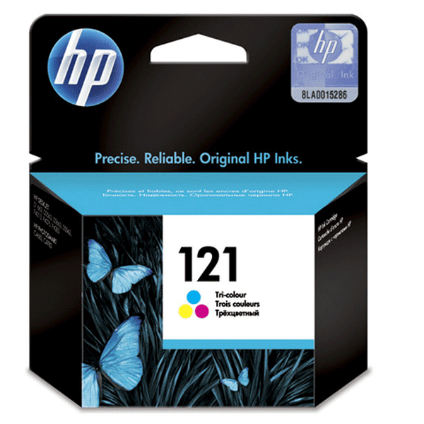 Оригинальный цветной струйный картридж HP 121 Color (CC643HE)-86