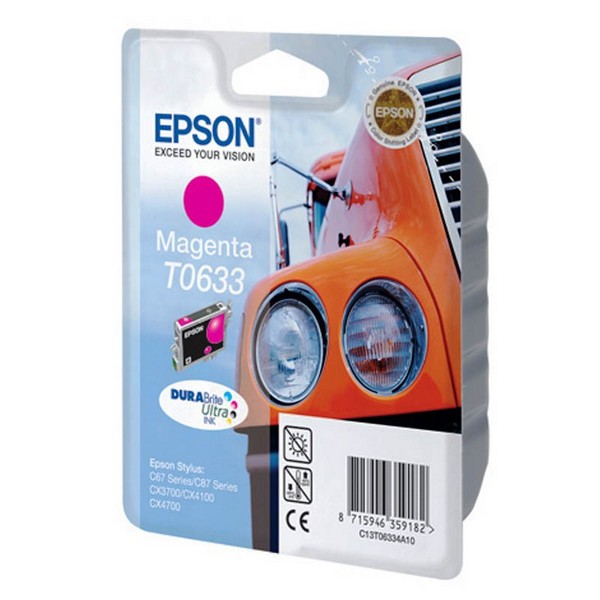 Оригинальный цветной струйный картридж Epson T0633 Magenta (C13T06334A10)-183