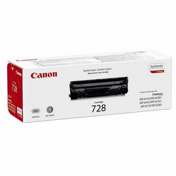 Оригинальный лазерный черный картридж Canon 728 (3500B002) Black -352