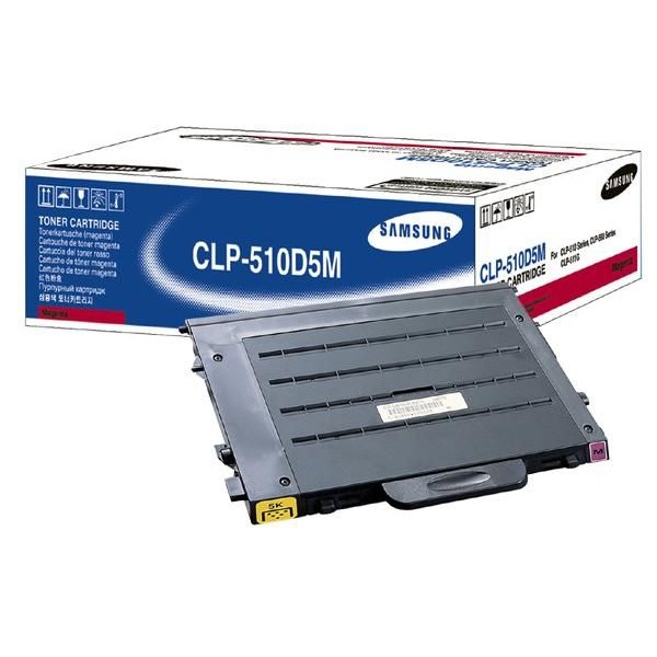 Оригинальный лазерный цветной картридж Samsung CLP-510D5M /SEE Magenta (OEM)-388