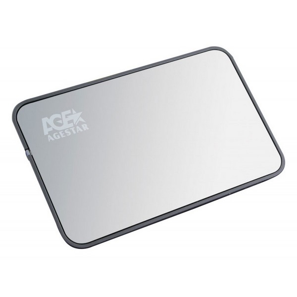 Внешний карман для жесткого диска SATA 2,5" AGESTAR 3UB2A8 Silver USB 3.0-1023