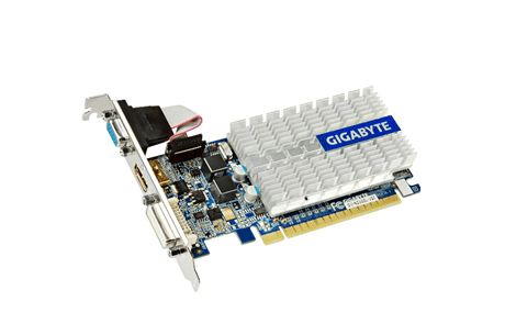 Видеокарта GIGABYTE GeForce 210 1Gb DDR3 64bit SILENT (GV-N210SL-1GI ...