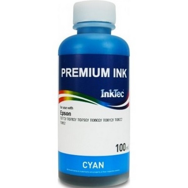 Чернила InkTec для принтеров и МФУ Epson 100мл Cyan (E0010-100MC) -1309