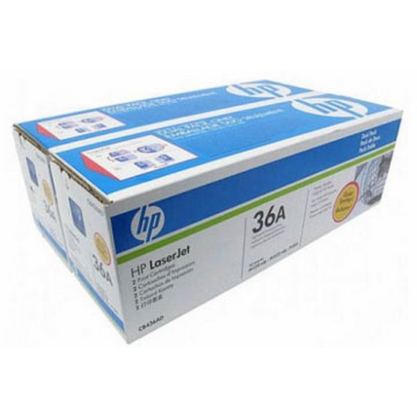 Комплект из двух оригинальных лазерных картриджей HP 36A Dual Pack (CB436AD)-1448