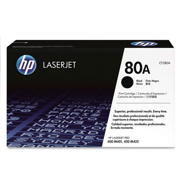 Оригинальный лазерный черный картридж HP LaserJet 80A (CF280A) Black-1503