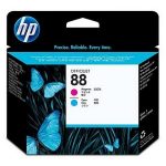 Оригинальная печатающая головка HP 88 пурпурная и голубая (C9382A)-2193